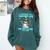 Surviving The Teacher Life Pjs Pajamas Christmas Xmas Teache Comfort Colors Sweatshirt Blue Spruce