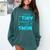 Swimming Teacher I Teach Tiny Humans To Swim Swim Instructor Comfort Colors Sweatshirt Blue Spruce Swimming Teacher I Teach Tiny Humans To Swim Swim Instructor Comfort Colors Sweatshirt Blue Spruce