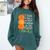 I Teach The Cutest Pumpkins In Patch Pre-K Halloween Teacher Comfort Colors Sweatshirt Blue Spruce
