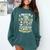 I Teach You Life Skills Home Economics Teacher Comfort Colors Sweatshirt Blue Spruce