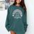 Teach Love Inspire Teacher Comfort Colors Sweatshirt Blue Spruce
