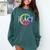Teach Peace For Teachers And Educators Counselor Comfort Colors Sweatshirt Blue Spruce Teach Peace For Teachers And Educators Counselor Comfort Colors Sweatshirt Blue Spruce