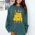 I Teach Super Heroes Comic Book Hero Teacher School Comfort Colors Sweatshirt Blue Spruce