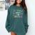 I Teach What's Your Superpower Teacher Teaching For Men Women Comfort Colors Sweatshirt Blue Spruce