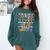 Teacher We Are Like a Box Of Crayons For Men Women Kids Comfort Colors Sweatshirt Blue Spruce