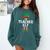 The Teacher Elf Matching Family Christmas Comfort Colors Sweatshirt Blue Spruce The Teacher Elf Matching Family Christmas Comfort Colors Sweatshirt Blue Spruce