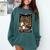 The Teacher Ghost Book Reading Books Lover Halloween Comfort Colors Sweatshirt Blue Spruce