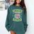 Teacher Halloween Costume Science Teachers Love Brains Comfort Colors Sweatshirt Blue Spruce