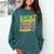 Teacher Overuse 67 Teacher Comfort Colors Sweatshirt Blue Spruce