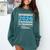 Teacher Retirement Class Of 2026 Loading Retired Comfort Colors Sweatshirt Blue Spruce