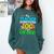 My Teacher Survived 100 Days Of Me Dab 100 Days Of School For Men Women Kids Comfort Colors Sweatshirt Blue Spruce
