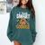 Teacher I Teach Smart Cookies Nerd Comfort Colors Sweatshirt Blue Spruce