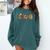 Teacher Thanksgiving Women Autumn Fall Halloween Pumpkin Tee Comfort Colors Sweatshirt Blue Spruce