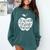 Teacher Of Tiny Humans Preschool Kindergarten Teacher Comfort Colors Sweatshirt Blue Spruce