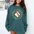 Teacher Will Trade Students For Candy Easy Halloween Costume Comfort Colors Sweatshirt Blue Spruce