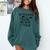 Teacher Witch Halloween My Broom Broke So Now I Teach For Men Women Comfort Colors Sweatshirt Blue Spruce