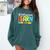 Teacher Y'All Gonna Learn Today First Day Of School Comfort Colors Sweatshirt Blue Spruce Teacher Y'All Gonna Learn Today First Day Of School Comfort Colors Sweatshirt Blue Spruce