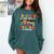 Teachers Are Just Superheroes In Disguise Back To School Comfort Colors Sweatshirt Blue Spruce