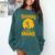 Teachers Love Brains Shirt Men Women Halloween Teacher Comfort Colors Sweatshirt Blue Spruce