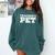 TEACHER'S PET You'Re My Favorite Do Me A Favor Comfort Colors Sweatshirt Blue Spruce