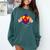 Teachers Are Superheroes 4th Grade Super Teacher Staff Men Women Comfort Colors Sweatshirt Blue Spruce
