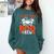 Team Para Boo Crew Halloween Ghost Paraprofessional Teacher Comfort Colors Sweatshirt Blue Spruce