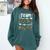 Team School Nurse Camo Teacher Student Back To School For Men Women Comfort Colors Sweatshirt Blue Spruce