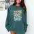Team Sped Sped Teacher Special Education Teacher Team Comfort Colors Sweatshirt Blue Spruce