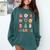 Team TK Teacher Christmas Groovy Smile Face Girl Boy Kid TK Comfort Colors Sweatshirt Blue Spruce Team TK Teacher Christmas Groovy Smile Face Girl Boy Kid TK Comfort Colors Sweatshirt Blue Spruce