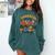 Thankful For My Preschool Turkeys Thanksgiving Teacher Fall Comfort Colors Sweatshirt Blue Spruce