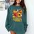Thanksgiving 67 Meme Science Teacher Periodic Table Women Comfort Colors Sweatshirt Blue Spruce