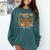 Thanksgiving Teacher I Teach The Cutest Turkeys In The Flock Comfort Colors Sweatshirt Blue Spruce