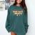 Think Happy Thoughts Teens Spring Positive Message Teachers For Men Women Girls Kids Comfort Colors Sweatshirt Blue Spruce