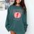 Tired Teachers Club Study Lover School Apparel Comfort Colors Sweatshirt Blue Spruce