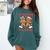 Tis The Season Reading Christmas Shirt Book Lovers Teacher Comfort Colors Sweatshirt Blue Spruce