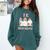 TK Boo Crew Retro Groovy Halloween Floral Ghost TK Teacher Comfort Colors Sweatshirt Blue Spruce TK Boo Crew Retro Groovy Halloween Floral Ghost TK Teacher Comfort Colors Sweatshirt Blue Spruce