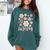 TK Vibes Back To School TK Girl Kid TK Team TK Teacher Women Comfort Colors Sweatshirt Blue Spruce