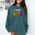 TOD Itinerant Teacher Of The Deaf Halloween ASL Interpreters Comfort Colors Sweatshirt Blue Spruce TOD Itinerant Teacher Of The Deaf Halloween ASL Interpreters Comfort Colors Sweatshirt Blue Spruce