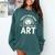 Today’s Good Mood Is Sponsored By Art Teacher Sun Tee Comfort Colors Sweatshirt Blue Spruce