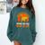 History Teacher Brings Past Back To Life Halloween Zombie Comfort Colors Sweatshirt Blue Spruce