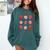 Transitional Kindergarten Is My Jam Strawberry TK Teacher Comfort Colors Sweatshirt Blue Spruce