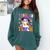 Trick Or Teach Teacher Ghost Teaching Fun Halloween Teacher Comfort Colors Sweatshirt Blue Spruce