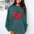 Valentines Day Teacher Hearts Apple Love Teach Women Men Comfort Colors Sweatshirt Blue Spruce Valentines Day Teacher Hearts Apple Love Teach Women Men Comfort Colors Sweatshirt Blue Spruce
