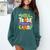 Will Trade Students For Candy Teacher Cute Halloween Costume Comfort Colors Sweatshirt Blue Spruce Will Trade Students For Candy Teacher Cute Halloween Costume Comfort Colors Sweatshirt Blue Spruce