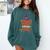 Witchy Halloween Hocus Pocus Everybody Focus Teacher Pumpkin Comfort Colors Sweatshirt Blue Spruce