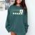 I Am Working For Christmas Break Special Education Teacher Comfort Colors Sweatshirt Blue Spruce