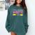Y'All Gonna Write Today Writing Teacher English Teacher Joke Comfort Colors Sweatshirt Blue Spruce