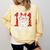 100 Days Smarter 101st Day School Dalmatian Dog Teacher Kids Comfort Colors Sweatshirt Butter