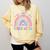 100th Day Of Kindergarten Teacher Kids 100 Days Smarter Comfort Colors Sweatshirt Butter