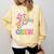 4th Grade Boo Crew Fourth Grade Teacher Kids Happy Halloween Comfort Colors Sweatshirt Butter